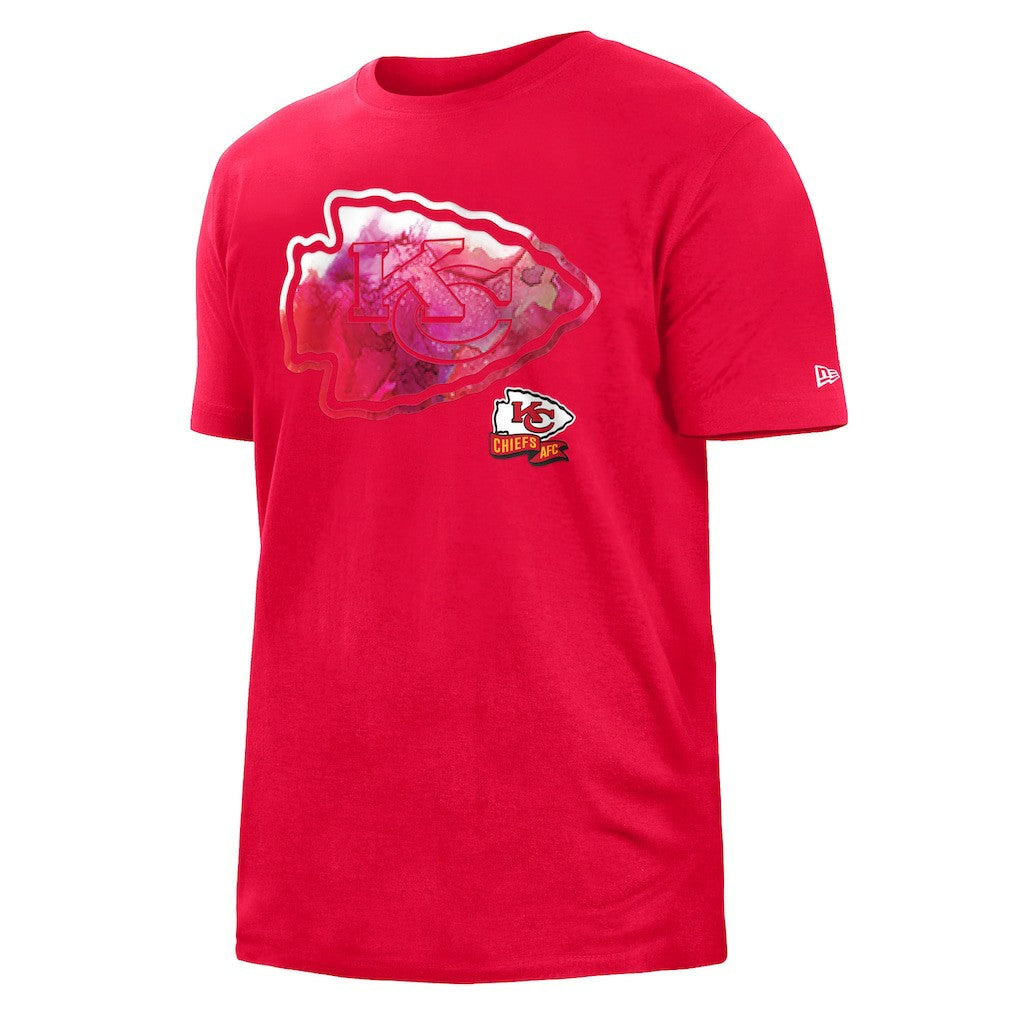 Kansas City Chiefs New Era 2022 Sideline Ink Dye T-Shirt - Red - NFL