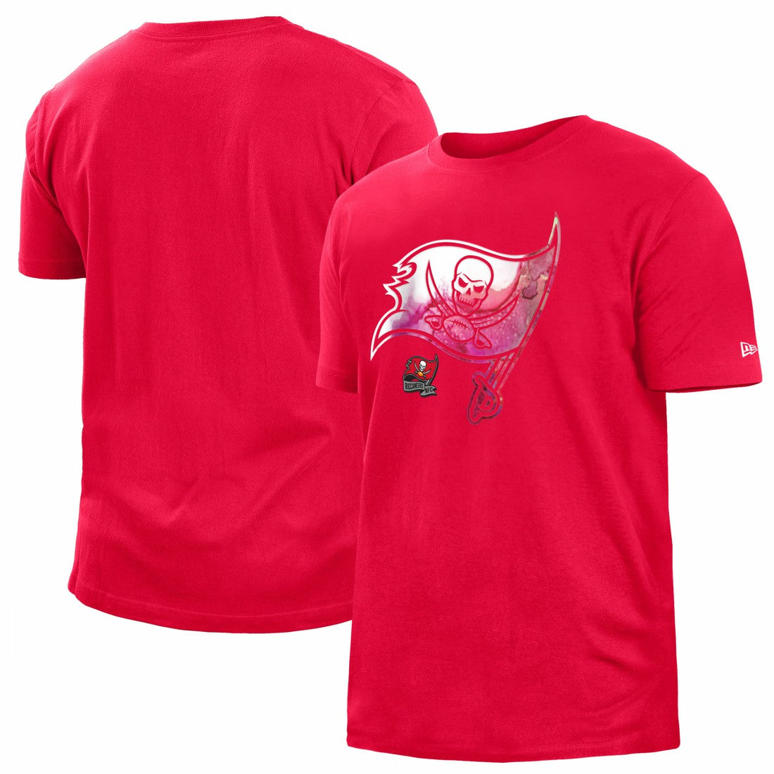 Tampa Bay Buccaneers New Era 2022 Sideline Ink Dye T-Shirt - Red - NFL