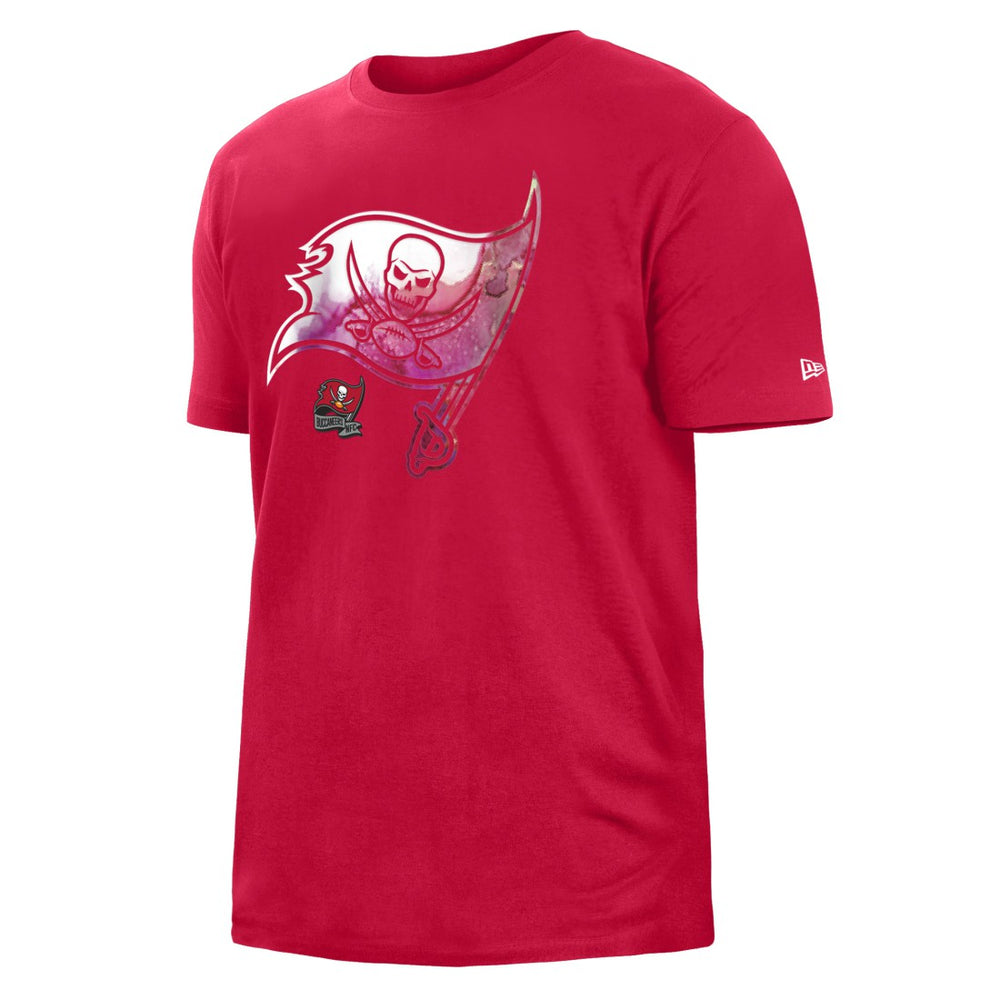 Tampa Bay Buccaneers New Era 2022 Sideline Ink Dye T-Shirt - Red - NFL