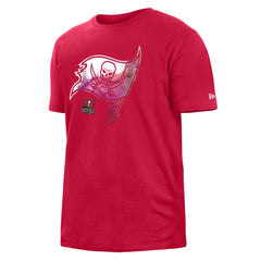 Tampa Bay Buccaneers New Era 2022 Sideline Ink Dye T-Shirt - Red - NFL