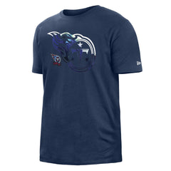 Tennessee Titans New Era 2022 Sideline Ink Dye T-Shirt - Navy - NFL