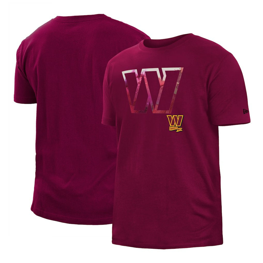 Washington Commanders New Era 2022 Sideline Ink Dye T-Shirt - Burgundy - NFL