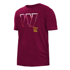 Washington Commanders New Era 2022 Sideline Ink Dye T-Shirt - Burgundy - NFL