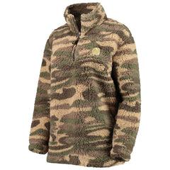New Jersey Devils G-III Sports by Carl Banks Women's Sherpa Quarter-Zip Jacket - Camo | NHL Lifestyle