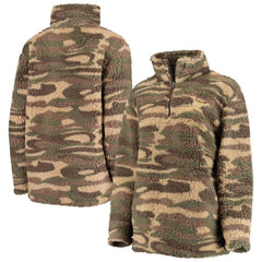 St. Louis Blues G-III Sports by Carl Banks Women's Sherpa Quarter-Zip Jacket - Camo | NHL online