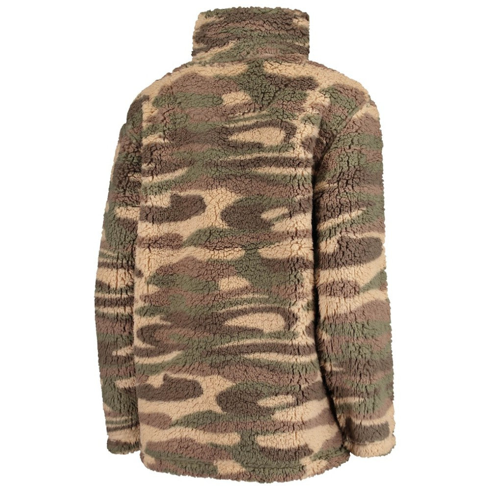 St. Louis Blues G-III Sports by Carl Banks Women's Sherpa Quarter-Zip Jacket - Camo | NHL online