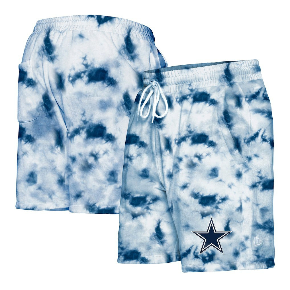 Dallas Cowboys New Era Tie-Dye Shorts - Navy - NFL