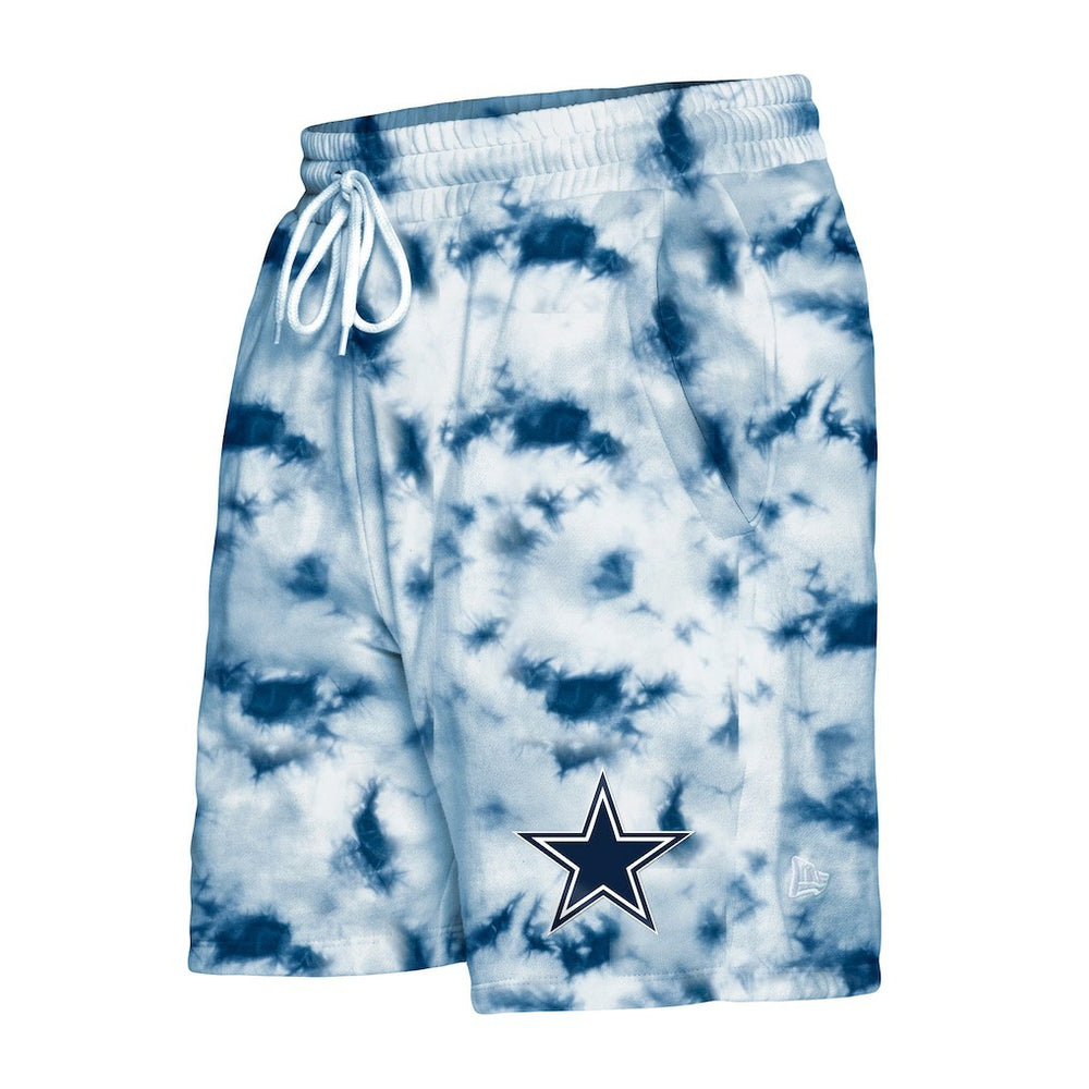 Dallas Cowboys New Era Tie-Dye Shorts - Navy - NFL