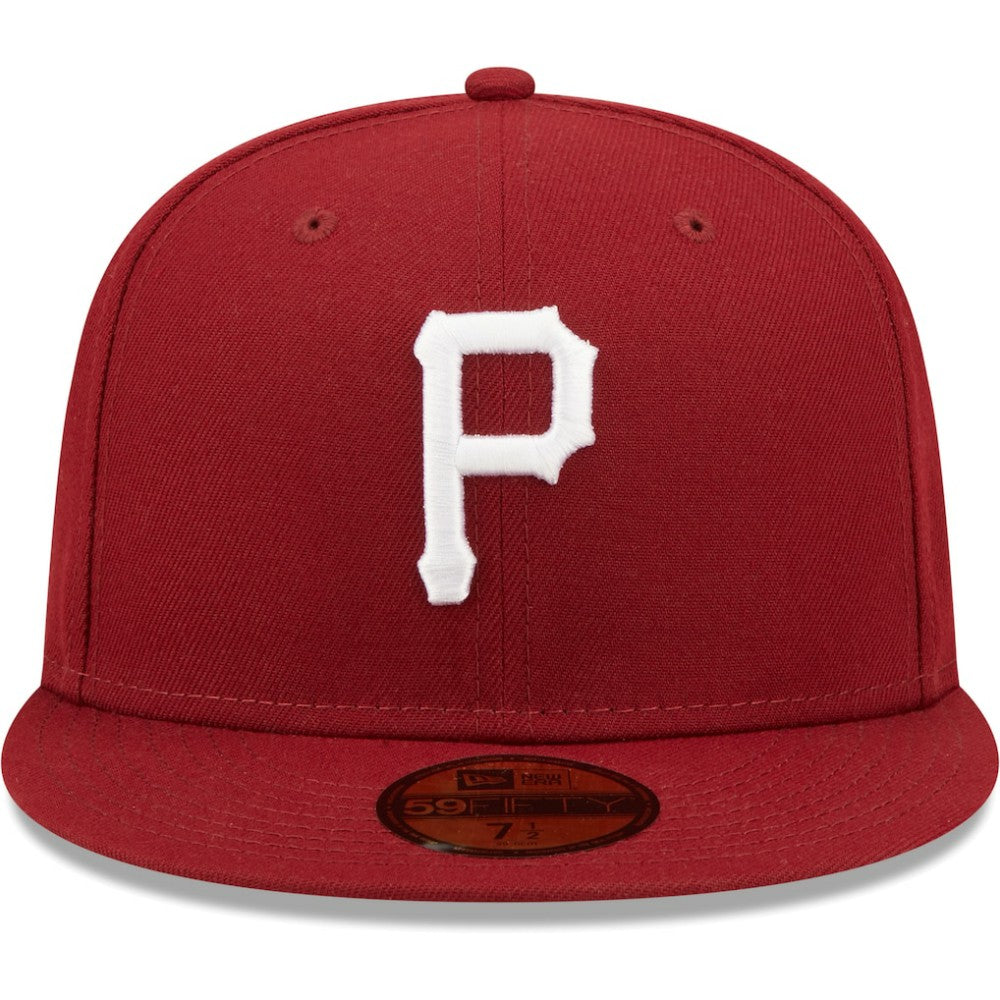 Pittsburgh Pirates New Era White Logo 59FIFTY Fitted Hat Sale