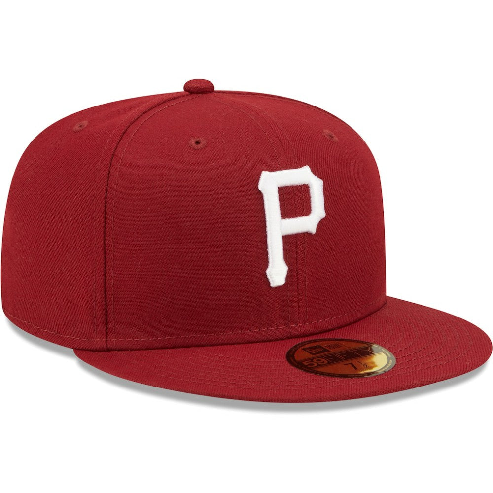 Pittsburgh Pirates New Era White Logo 59FIFTY Fitted Hat Sale