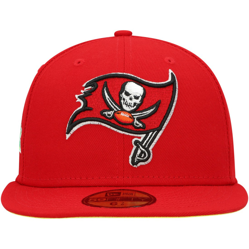 Tampa Bay Buccaneers New Era Super Bowl XXXVII Citrus Pop 59FIFTY Fitted Hat - Scarlet - NFL