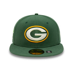 Green Bay Packers New Era Super Bowl XXXI Citrus Pop 59FIFTY Fitted Hat - Green - NFL