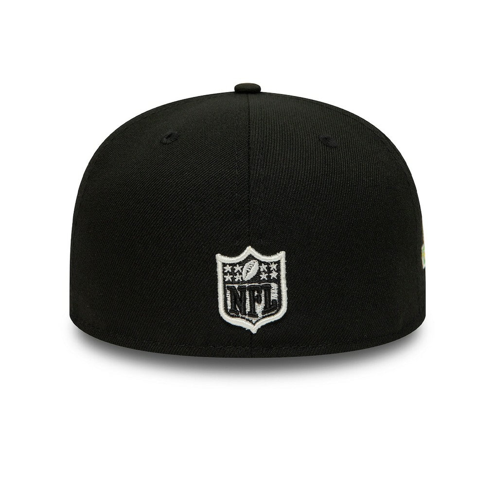 Pittsburgh Steelers New Era Super Bowl XL Citrus Pop 59FIFTY Fitted Hat - Black - NFL