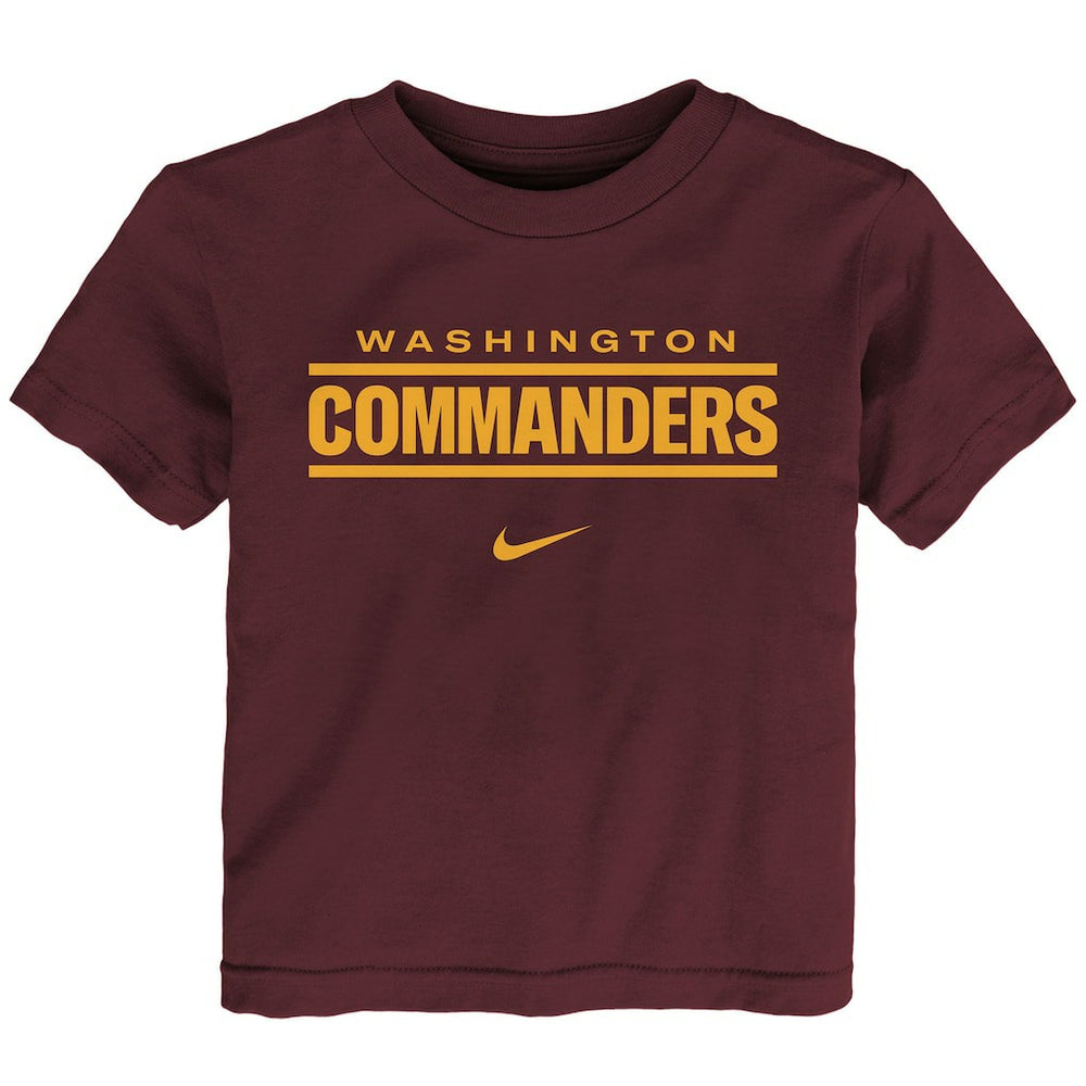 Washington Commanders Preschool Wordmark T-Shirt - Burgundy - Nike