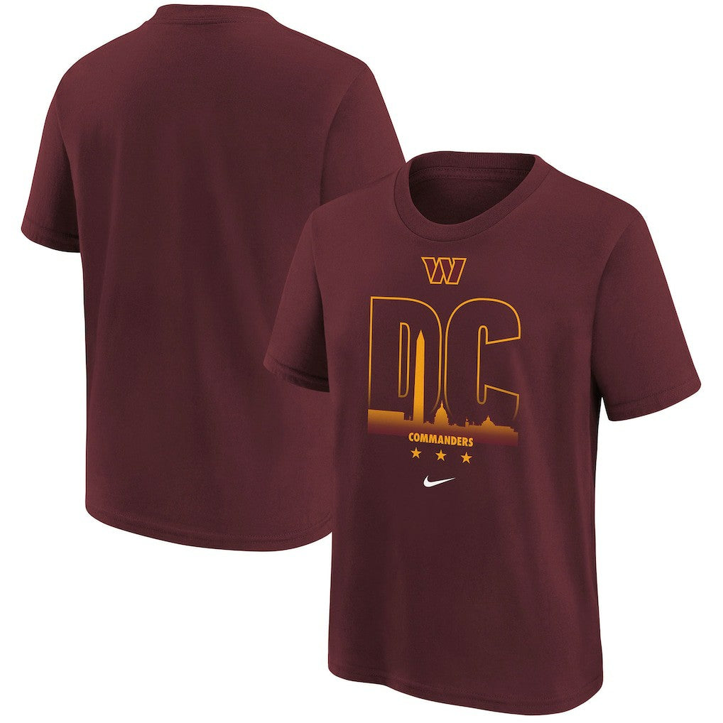 Washington Commanders Youth Team City T-Shirt - Burgundy - Nike
