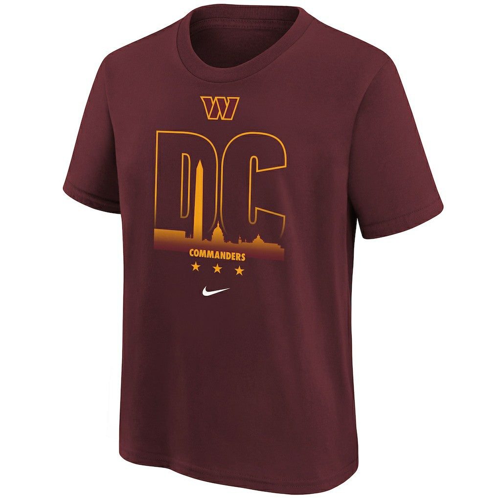 Washington Commanders Youth Team City T-Shirt - Burgundy - Nike