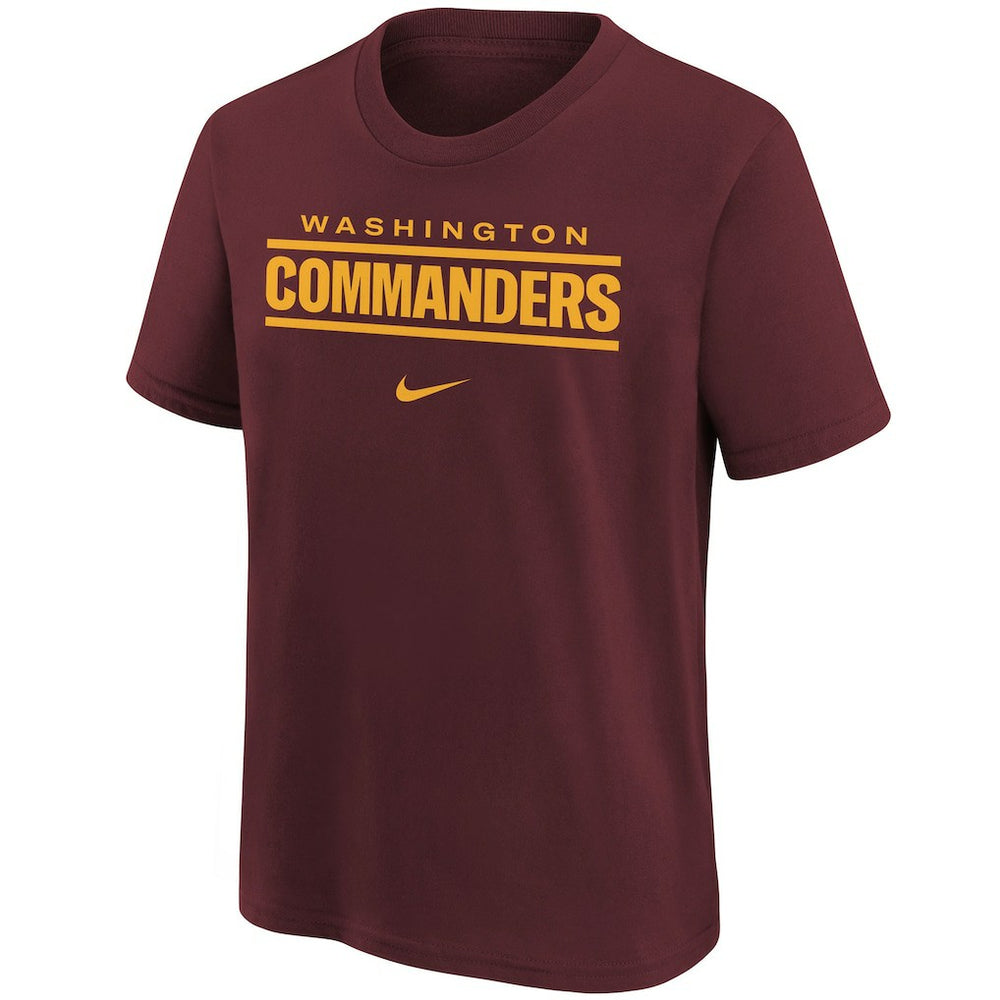 Washington Commanders Youth Wordmark T-Shirt - Burgundy - Nike