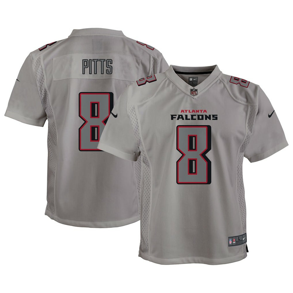 Kyle Pitts Atlanta Falcons Youth Atmosphere Game Jersey - Gray - Nike