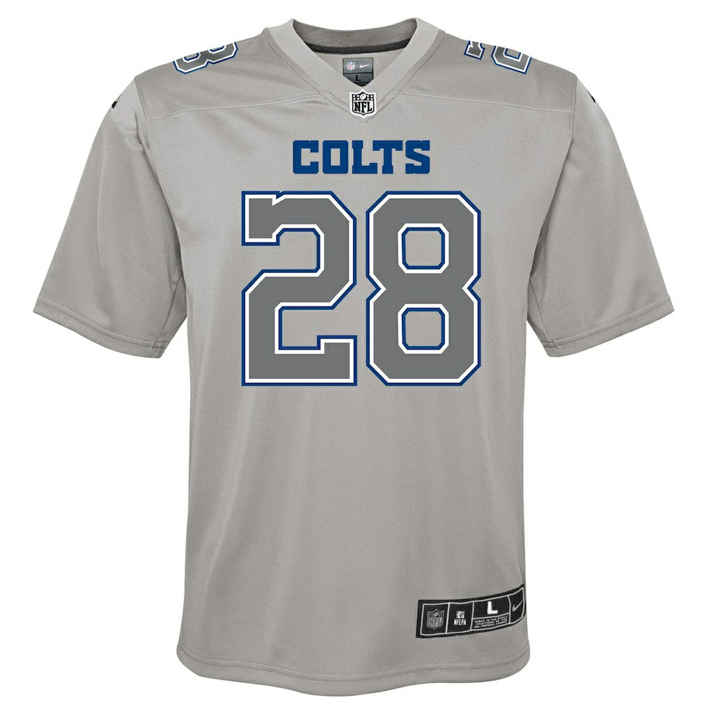 Jonathan Taylor Indianapolis Colts Youth Atmosphere Game Jersey - Gray - Nike