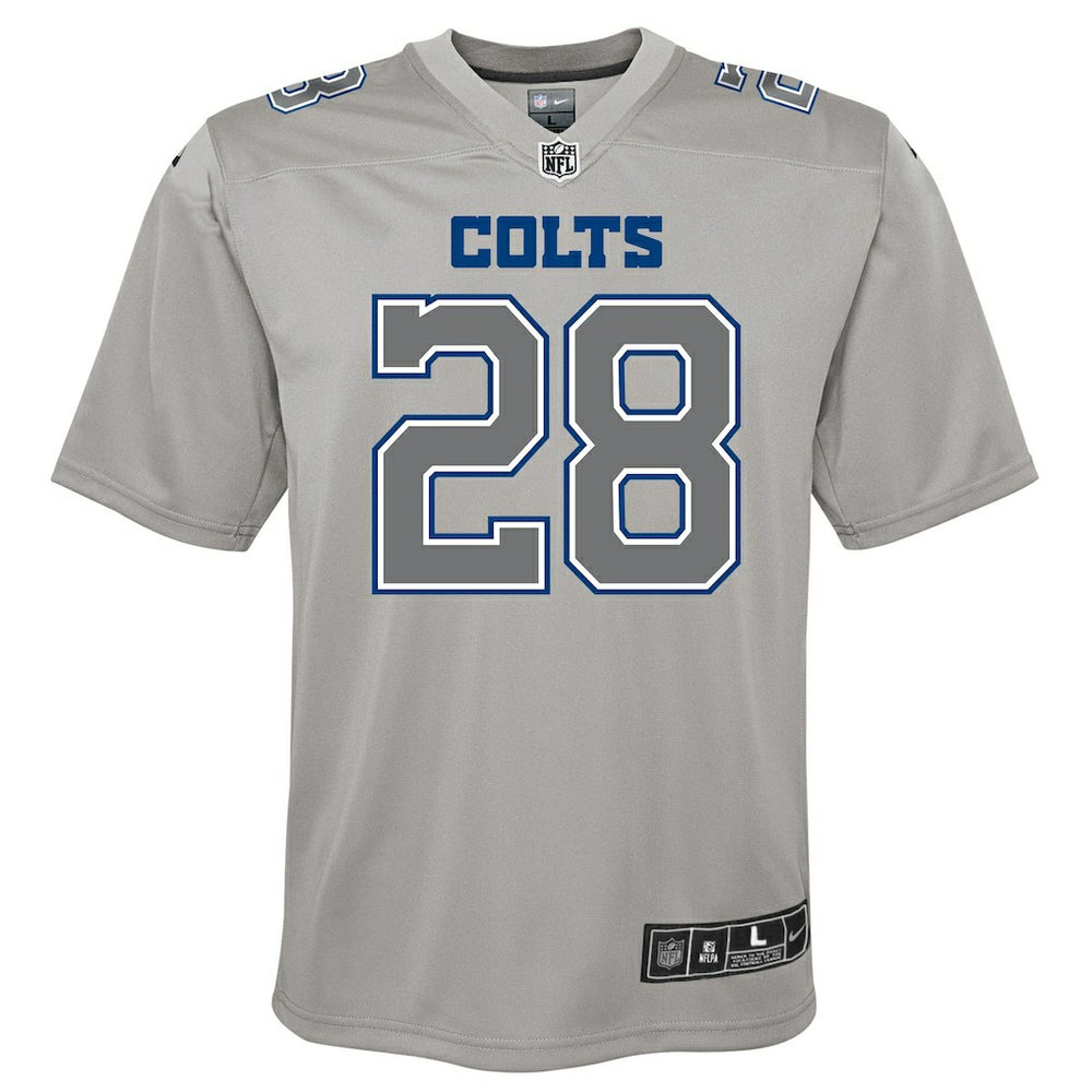 Jonathan Taylor Indianapolis Colts Youth Atmosphere Game Jersey - Gray - Nike
