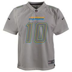 Justin Herbert Los Angeles Chargers Youth Atmosphere Game Jersey - Gray - Nike