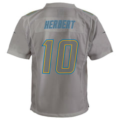 Justin Herbert Los Angeles Chargers Youth Atmosphere Game Jersey - Gray - Nike