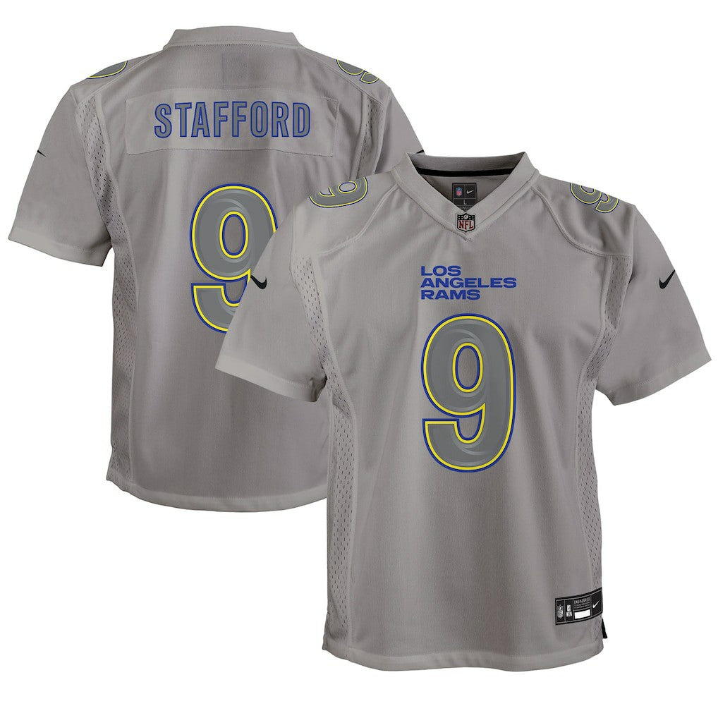 Matthew Stafford Los Angeles Rams Youth Atmosphere Game Jersey - Gray - Nike