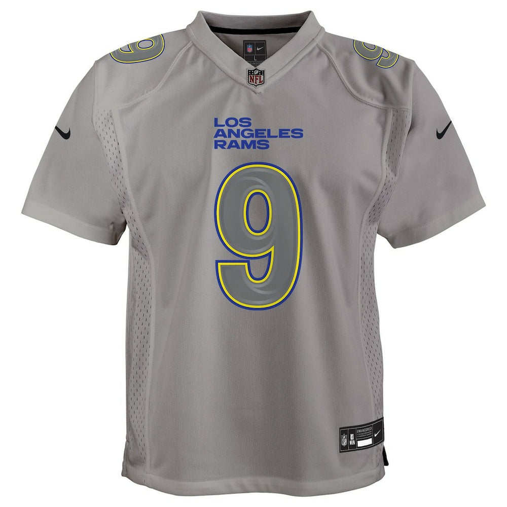 Matthew Stafford Los Angeles Rams Youth Atmosphere Game Jersey - Gray - Nike