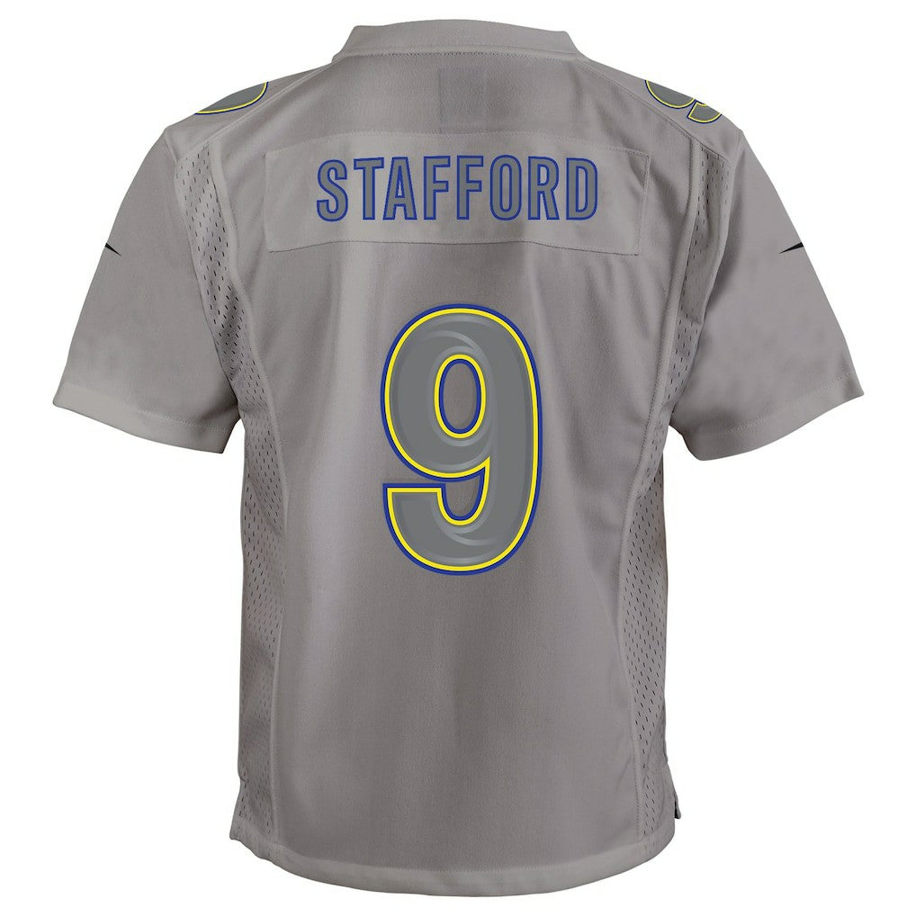 Matthew Stafford Los Angeles Rams Youth Atmosphere Game Jersey - Gray - Nike