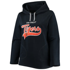 Detroit Tigers Soft as a Grape Women's Plus Size Side Split Pullover Hoodie Near Me