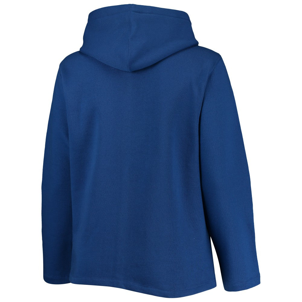 New York Mets Soft as a Grape Women's Plus Size Side Split Pullover Hoodie Sale