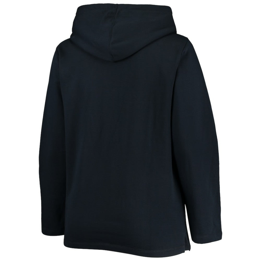 New York Yankees Soft as a Grape Women's Plus Size Side Split Pullover Hoodie Online
