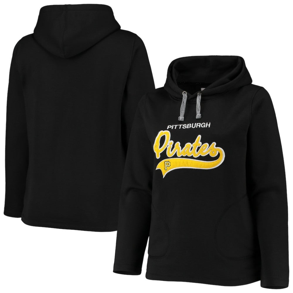 Pittsburgh Pirates Soft as a Grape Women's Plus Size Side Split Pullover Hoodie Online