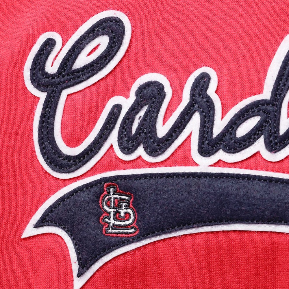 St. Louis Cardinals Soft as a Grape Women's Plus Size Side Split Pullover Hoodie Outlet