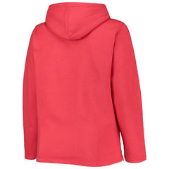 St. Louis Cardinals Soft as a Grape Women's Plus Size Side Split Pullover Hoodie Outlet