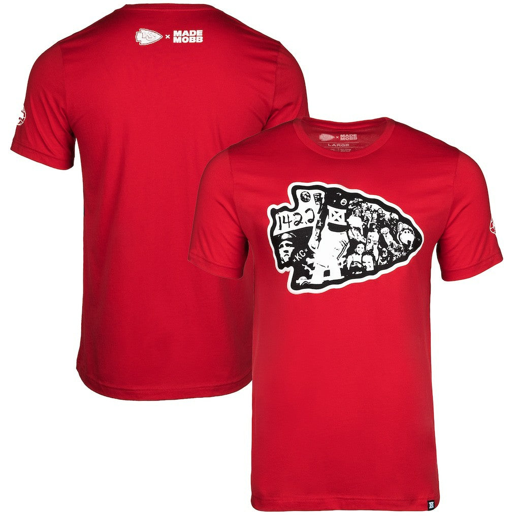 Kansas City Chiefs x MADE MOBB T-Shirt - Red - NFL