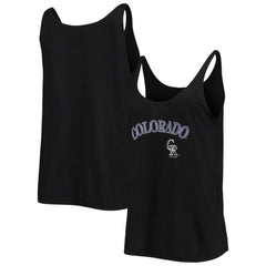 Colorado Rockies Soft as a Grape Women's Slouchy Tank Top Near Me