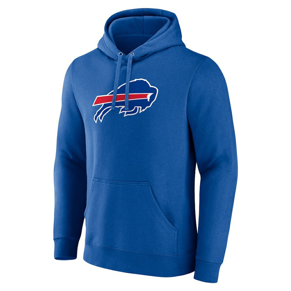 Buffalo Bills Primary Logo Fitted Pullover Hoodie - Royal - NFL