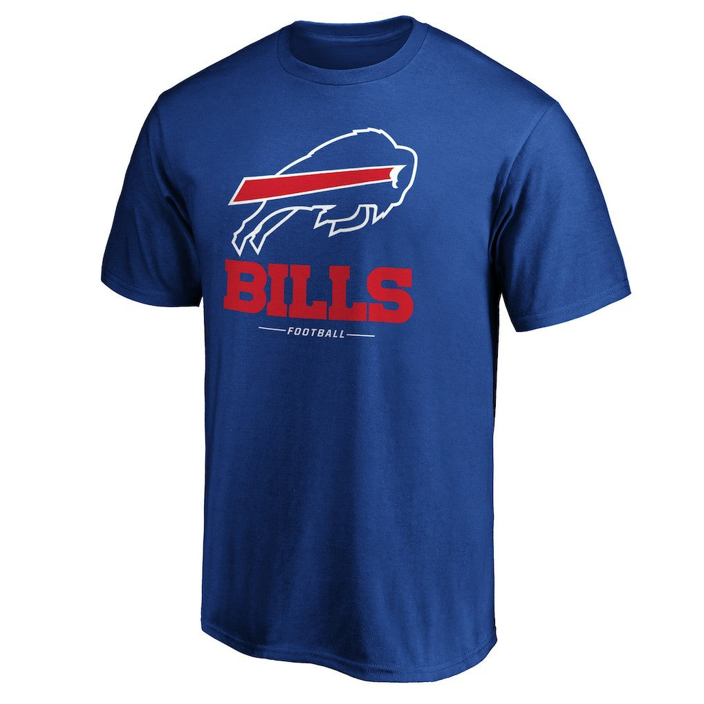Buffalo Bills Team Lockup T-Shirt - Royal - NFL