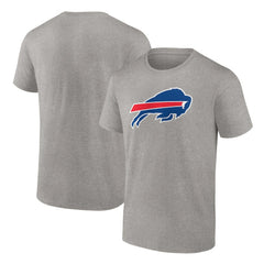 Buffalo Bills Primary Logo T-Shirt - Heather Gray - Fanatics