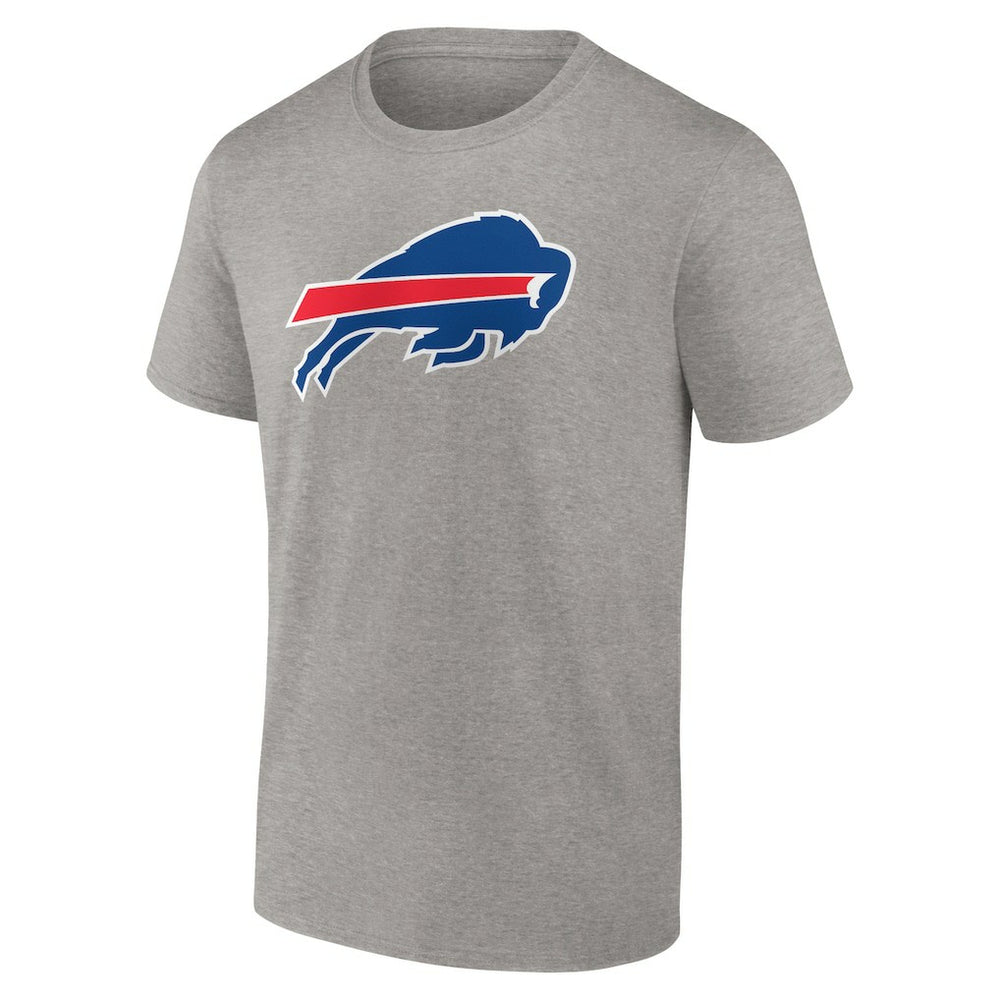 Buffalo Bills Primary Logo T-Shirt - Heather Gray - Fanatics