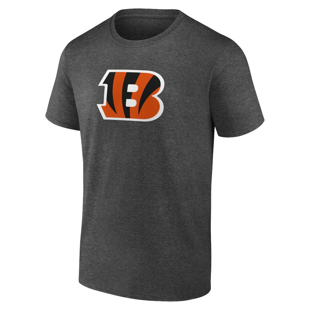 Cincinnati Bengals Primary Logo T-Shirt - Heather Charcoal - Fanatics