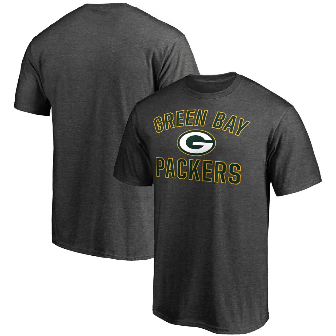 Green Bay Packers Victory Arch T-Shirt - Heather Charcoal - Fanatics