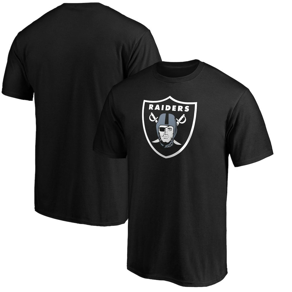Las Vegas Raiders Primary Logo T-Shirt - Black - Fanatics