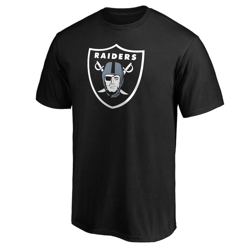 Las Vegas Raiders Primary Logo T-Shirt - Black - Fanatics