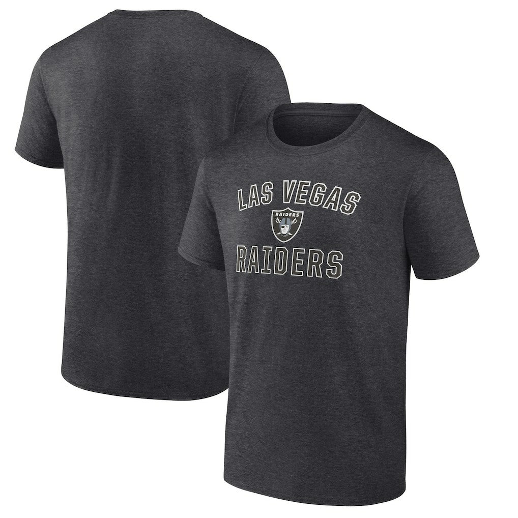 Las Vegas Raiders Victory Arch T-Shirt - Heather Charcoal - Fanatics