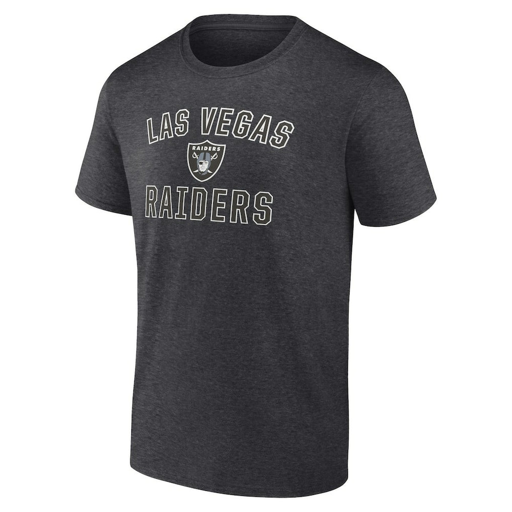 Las Vegas Raiders Victory Arch T-Shirt - Heather Charcoal - Fanatics