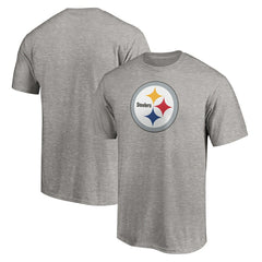 Pittsburgh Steelers Primary Logo T-Shirt - Heather Gray - Fanatics