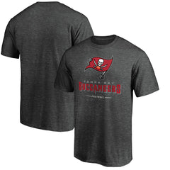 Tampa Bay Buccaneers Team Lockup T-Shirt - Charcoal - NFL
