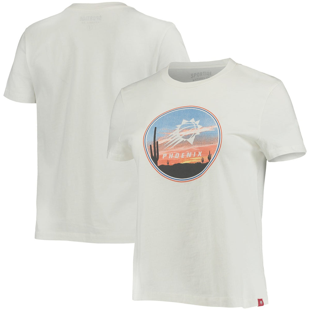 Phoenix Suns Sportiqe Women's Arcadia T-Shirt White
